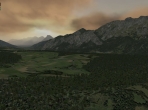 A natural landscape in X-Plane 10